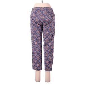 J. Crew Stretch purple medallion or kaleidoscope pattern pants 8
